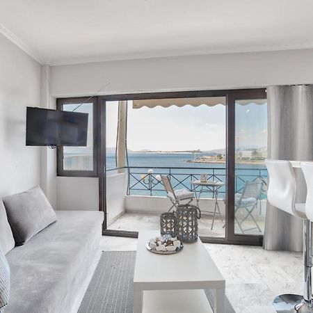 Modern Seaside Oasis In Pireas, Seaview & King Bed Apartment Exterior photo